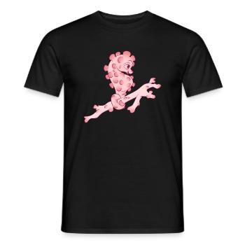 Seepferdchen - Männer T-Shirt - Schwarz - Vorne - AI Model Male 178 light (178cm)