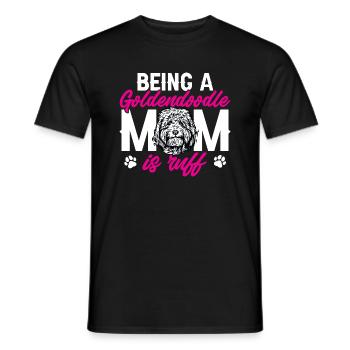 Goldendoodle Doodle Hund - Männer T-Shirt - Schwarz - Vorne - AI Model Male 178 light (178cm)
