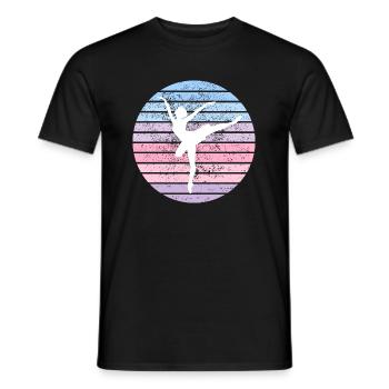 Sunset Ballet 2 - Men's T-Shirt - black - Front - AI Model Male 178 light (178cm)