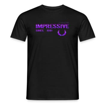 Impressive since 1981 - Männer T-Shirt - Schwarz - Vorne - AI Model Male 178 light (178cm)