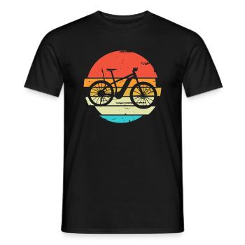 E-Bike Cyclist Cadeau Vélo Cycliste - T-shirt homme - noir - Devant - AI Model Male 178 light (178cm)