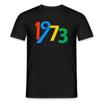 50e anniversaire 1973 50 ans Cadeaux pour hommes Femmes - T-shirt homme - noir - Devant - AI Model Male 178 light (178cm)