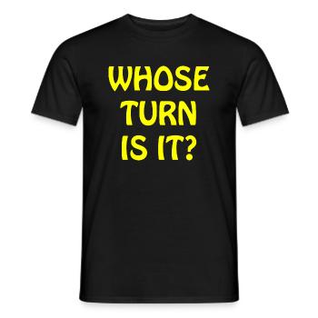 Boardgame Chess Backgammon Game Night - Men's T-Shirt - black - Front - AI Model Male 178 light (178cm)