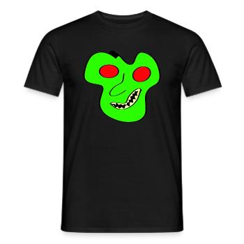 Little Alien - Männer T-Shirt - Schwarz - Vorne - AI Model Male 178 light (178cm)