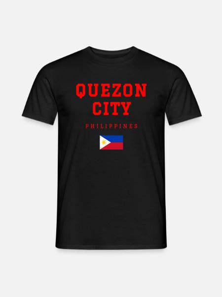 Quezon City Philippinen - Männer T-Shirt - Schwarz