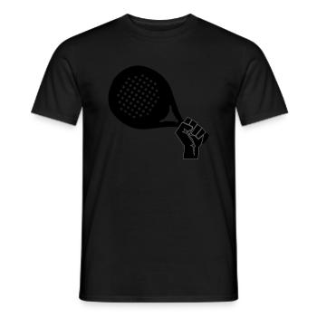 le padel - T-shirt homme - noir - Devant - AI Model Male 178 light (178cm)