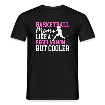 Maman De Basket-ball Comme Une Maman Ordinaire Mais Plus Cool - T-shirt homme - noir - Devant - AI Model Male 178 light (178cm)