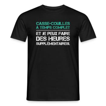 Full-time daredevils - Men's T-Shirt - black - Front - AI Model Male 178 light (178cm)