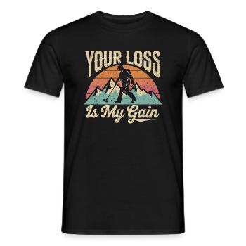 Message humoristique pour les chasseurs de trésors - T-shirt homme - noir - Devant - AI Model Male 178 light (178cm)