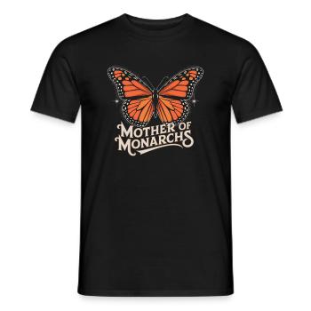 Majestätische Monarchfalter Liebe - Männer T-Shirt - Schwarz - Vorne - AI Model Male 178 light (178cm)