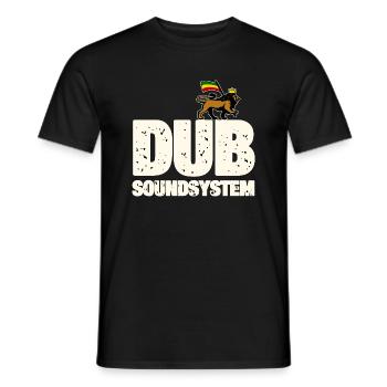 Dub Soundsystem - Männer T-Shirt - Schwarz - Vorne - AI Model Male 178 light (178cm)