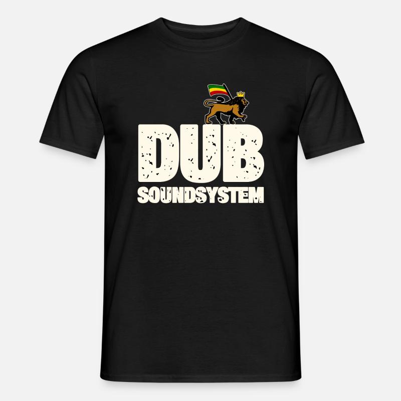Système de sonorisation dub - T-shirt homme - noir