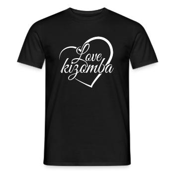 Liebe Kizomba - Männer T-Shirt - Schwarz - Vorne - AI Model Male 178 light (178cm)