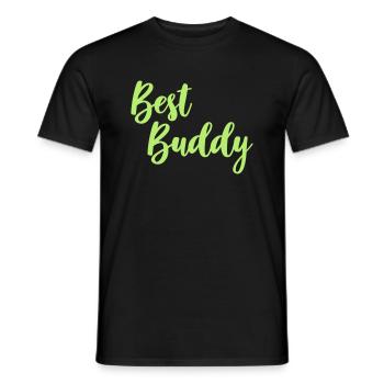 Meilleur pote - T-shirt homme - noir - Devant - AI Model Male 178 light (178cm)