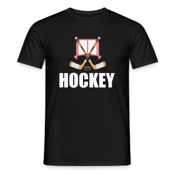 Hockey - T-shirt homme - noir - Devant - AI Model Male 178 light (178cm)