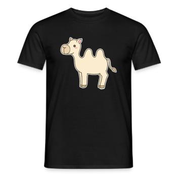 Chameau - T-shirt homme - noir - Devant - AI Model Male 178 light (178cm)