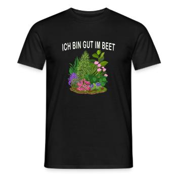 Ich bin gut im Beet - Männer T-Shirt - Schwarz - Vorne - AI Model Male 178 light (178cm)