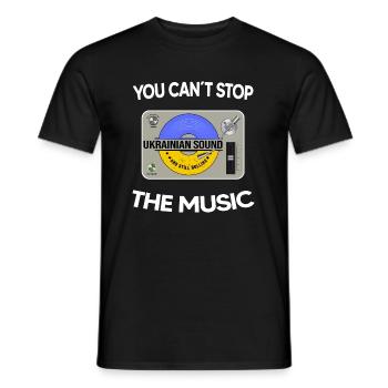 ukraine kiev crimea free support ukraine peace - Men's T-Shirt - black - Front - AI Model Male 178 light (178cm)