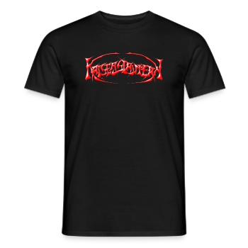 Kaiserslautern Rot 3D - Männer T-Shirt - Schwarz - Vorne - AI Model Male 178 light (178cm)