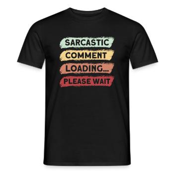 Personnes âgées Grand-père sarcastique - T-shirt homme - noir - Devant - AI Model Male 178 light (178cm)