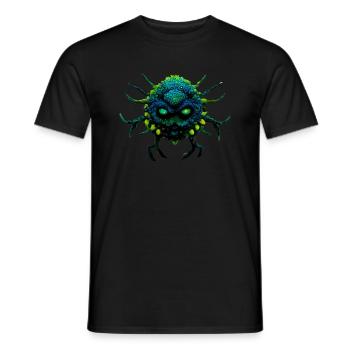 Virus Monster - T-shirt homme - noir - Devant - AI Model Male 178 light (178cm)