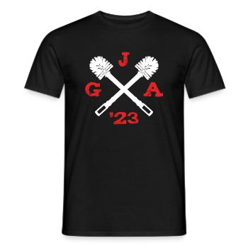 Junggesellenabschied 2023 Hochzeit Bräutigam JGA - Männer T-Shirt - Schwarz - Vorne - AI Model Male 178 light (178cm)