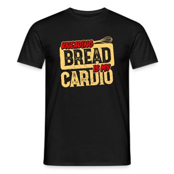 Bread Baking Baker Bakery Sourdough - Men's T-Shirt - black - Front - AI Model Male 178 light (178cm)