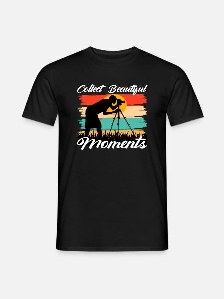 Collect Beautiful Moments - Men's T-Shirt - black