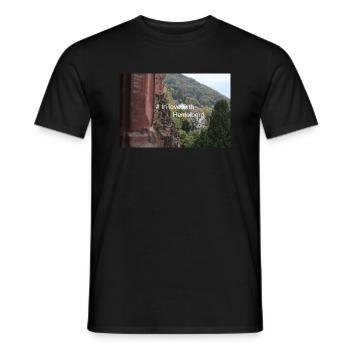 In love with Heidelberg - Männer T-Shirt - Schwarz - Vorne - AI Model Male 178 light (178cm)
