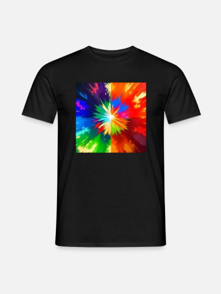 Colours of Life - Colour Worlds Explosion - Men's T-Shirt - black
