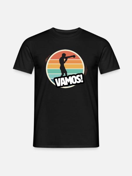 Vamos Retro Boxing - Men's T-Shirt - black