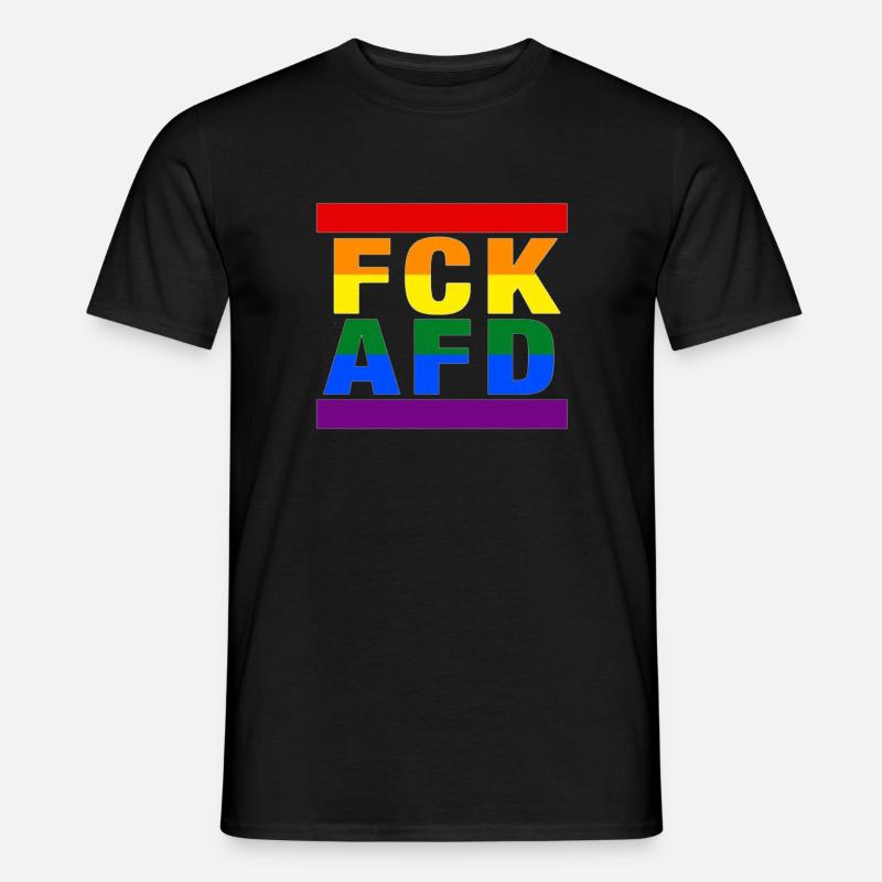 FCKAFD - Männer T-Shirt - Schwarz