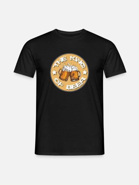 The King of Beer T-shirt - Men's T-Shirt - black