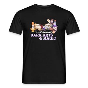 Magie, Zauberei Hexen Magier, tolle Geschenkidee - Männer T-Shirt - Schwarz - Vorne - AI Model Male 178 light (178cm)