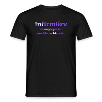 NURSE NURSE DOCTOR HUMOR DRÖLES 6 - Men's T-Shirt - black - Front - AI Model Male 178 light (178cm)