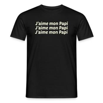 GRANDPA DAD GRANDPA HUMOR GRANDPA JOKE - Men's T-Shirt - black - Front - AI Model Male 178 light (178cm)