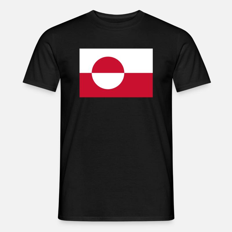 Grönland - Männer T-Shirt - Schwarz
