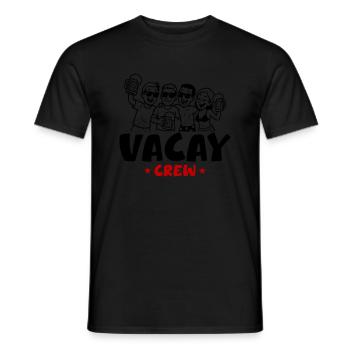 Urlaub Crew - Männer T-Shirt - Schwarz - Vorne - AI Model Male 178 light (178cm)
