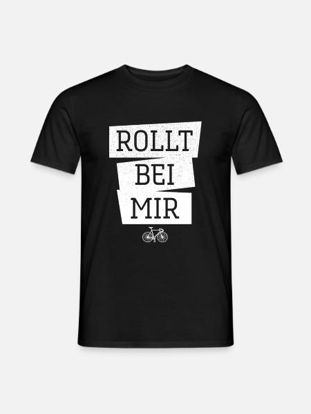 Roll with me - Men's T-Shirt - black