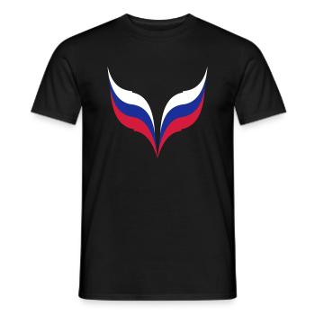 триколоре Россия - Männer T-Shirt - Schwarz - Vorne - AI Model Male 178 light (178cm)
