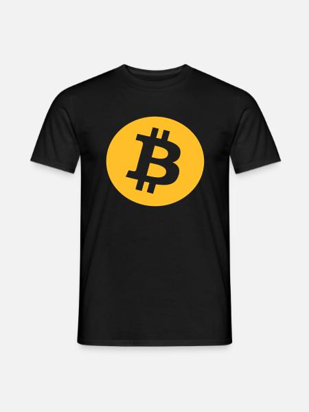 bitcoin - Men's T-Shirt - black