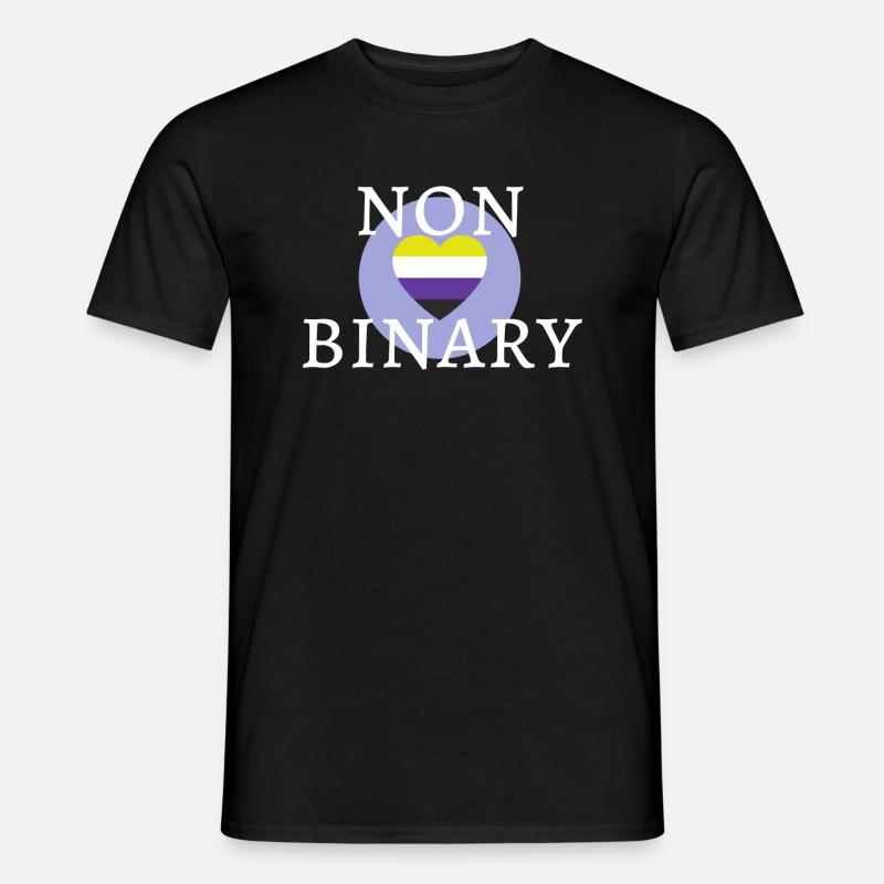 Geschlechtsneutral JA! - Männer T-Shirt - Schwarz