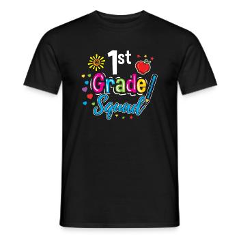 1st Grade Squad Lehrer - Männer T-Shirt - Schwarz - Vorne - AI Model Male 178 light (178cm)