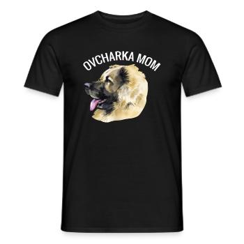 Kaukasischer Ovcharka Hundebesitzer Hundeliebhaber - Männer T-Shirt - Schwarz - Vorne - AI Model Male 178 light (178cm)