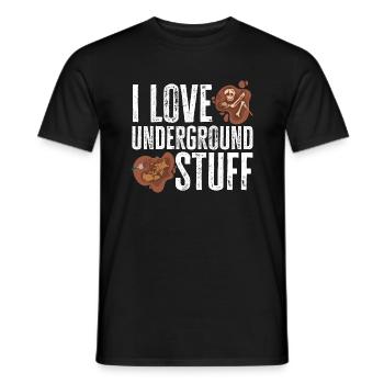 Archaeology Gift Archaeologist - Men's T-Shirt - black - Front - AI Model Male 178 light (178cm)