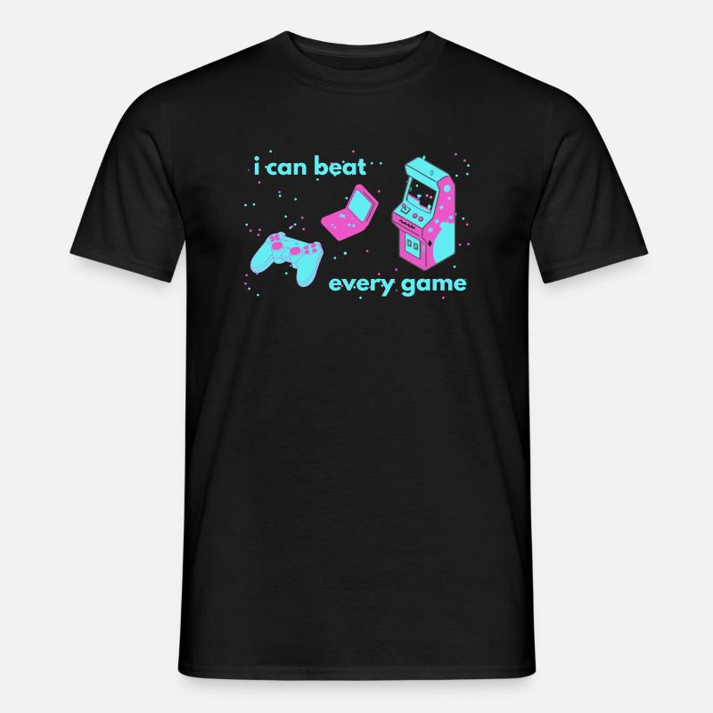 Beat Every Game - Männer T-Shirt - Schwarz