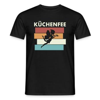 Koch Köchin Küchenfee Kochen Küche Humor - Männer T-Shirt - Schwarz - Vorne - AI Model Male 178 light (178cm)