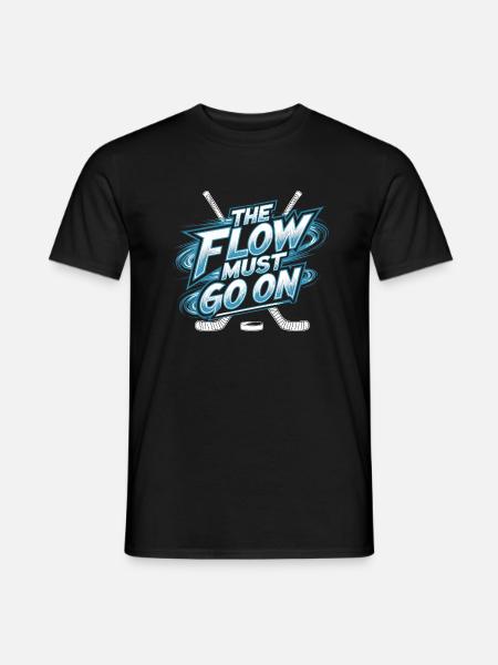 Hockey-Liebe – Der Flow geht weiter - Männer T-Shirt - Schwarz
