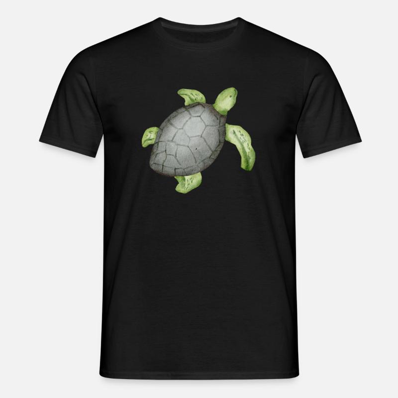 watercolor - Männer T-Shirt - Schwarz