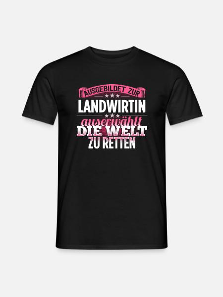 LANDWIRTIN - Die Auserwählte - Männer T-Shirt - Schwarz